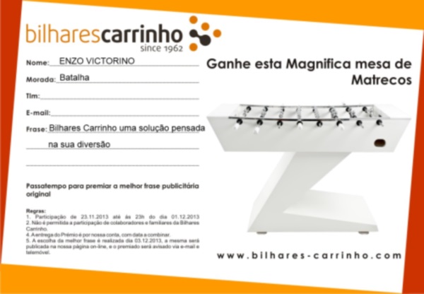 Passatempo EXPODECOR 2013