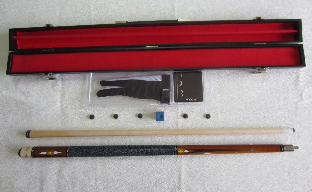 Taco Pool WINNER-13 mm + Mala preta 1P/1V + Luva + 5 x Solas 13 mm + Giz