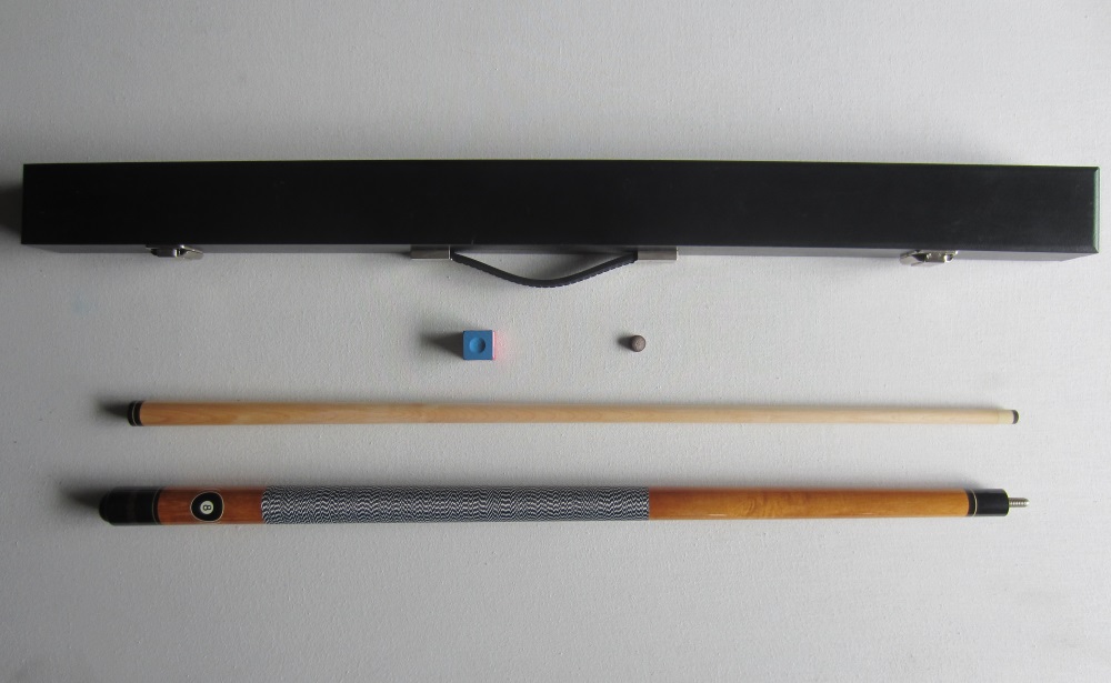 Taco Carambola WINNER - 12 mm + Mala preta 1P/1V + Sola + Giz