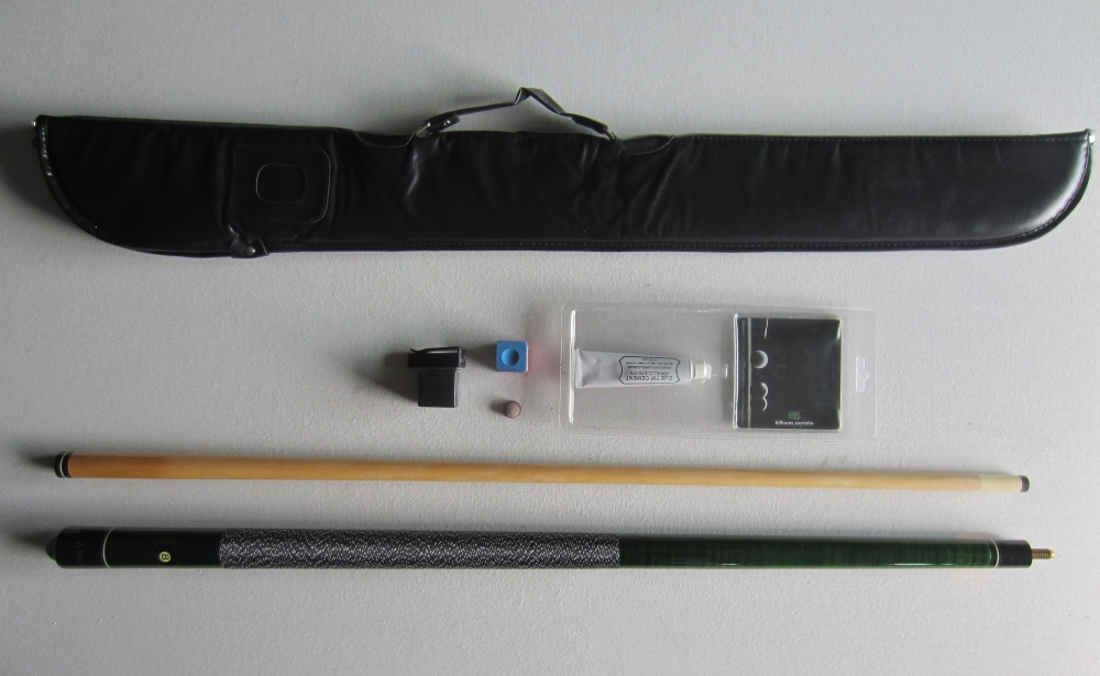 Taco Pool TRISTAR  - 13 mm + Saca preta 1P/1V + Cola ponteiras + Porta Giz Magn�tico + Solas + Giz