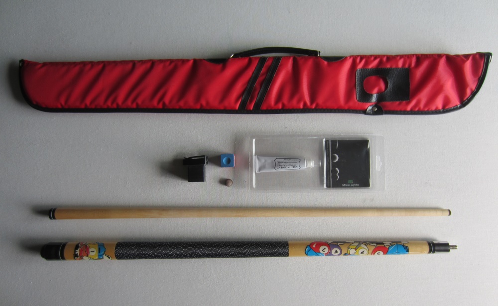 Taco Carambolal WINNER  - 12 mm + Saca Vermelha 1P/1V + Cola ponteiras + Porta Giz Magn�tico + Solas + Giz