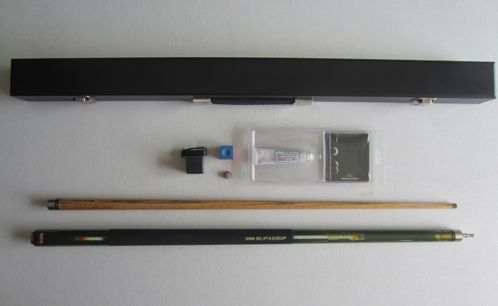 Taco Snooker  BCE  - 9 mm + Mala preta 1P/1V + Cola ponteiras + Porta Giz Magn�tico + Solas + Giz