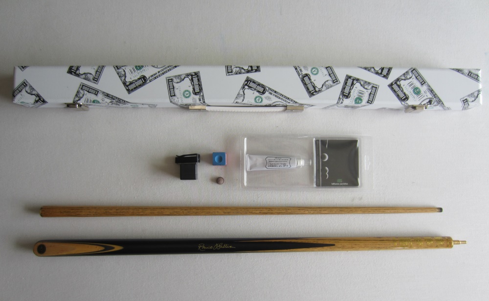 Taco Snooker  BCE  - 9 mm + Mala Notas 1P/1V + Cola ponteiras + Porta Giz Magn�tico + Solas + Giz