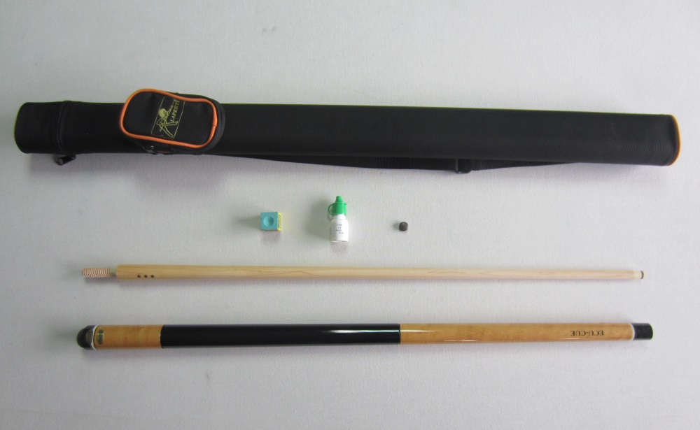 Taco Carambola - 12 mm + Estojo LAPERTI 1p/1V + Liquido alisador vara + Sola + Giz