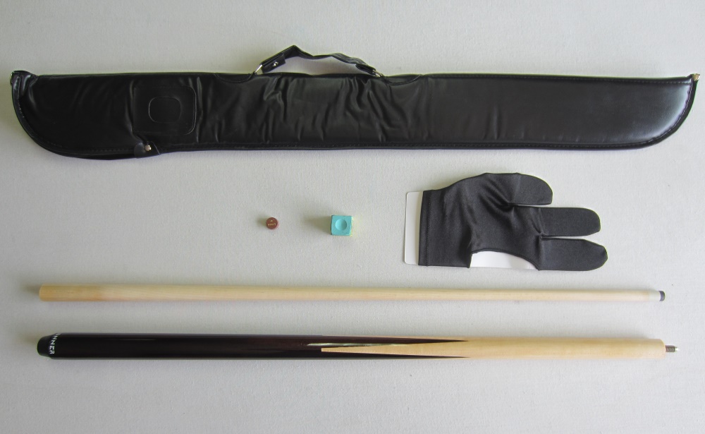 Taco Carambola WINNER - 12 mm + Saca 1P/1V + Luva + Solas + Giz