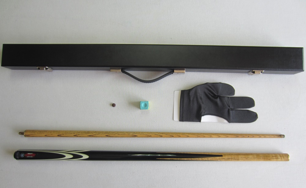 Taco Snooker Riley - 9mm + Mala 1P/1V + Luva + Sola + Giz