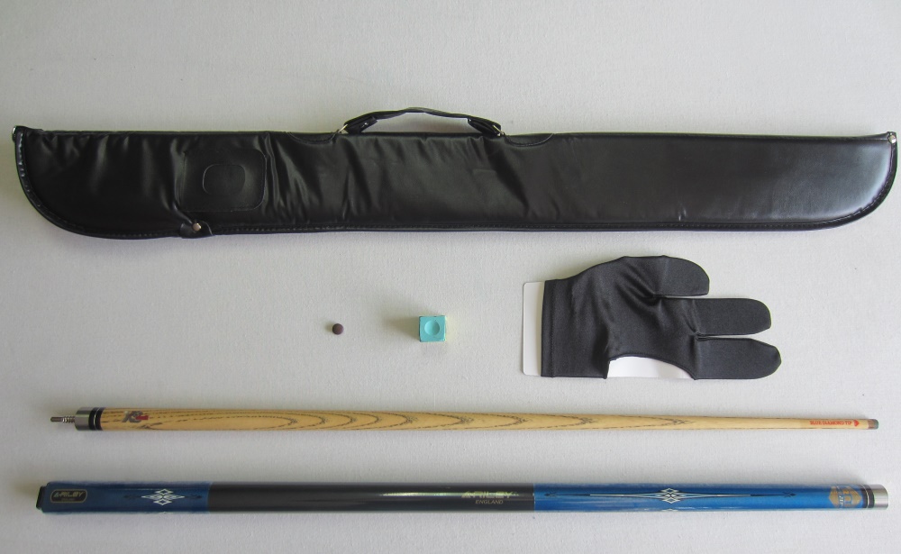 Taco Snooker Riley - 9mm + Saca 1P/1V + Sola + Luva + Giz