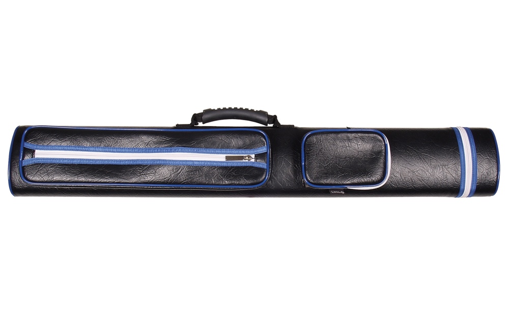 TUBE CUE CASE BLACK/BLUE 2P/4V